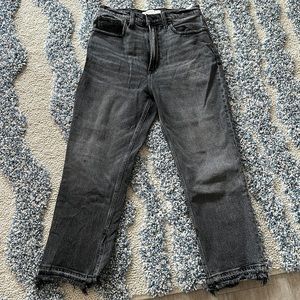 Abercrombie high rise black jeans